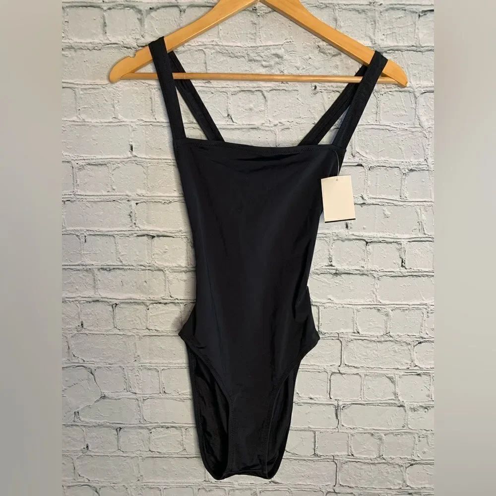 All Sisters black cross cross swimsuit. Large